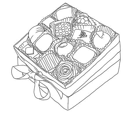Mais oui!  You can create your very own box! 13 pc Customized Classic Chocolate Box: